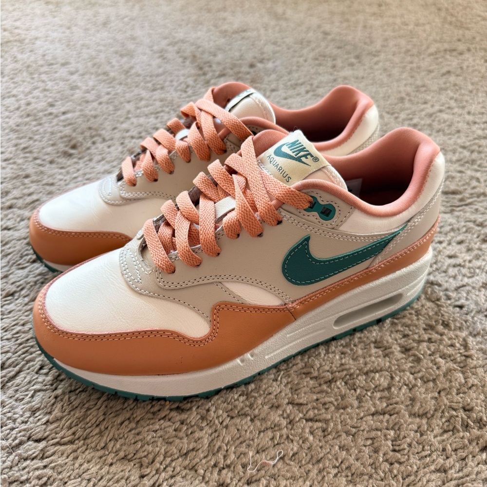 Custom Nike Air Max Aquarius Orange Cream & Teal